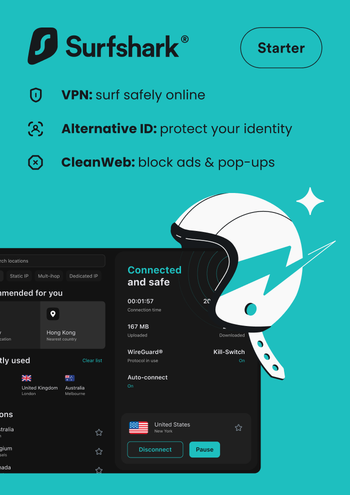 Surfshark VPN Unlimited Devices 3-Month Trial Key GLOBAL